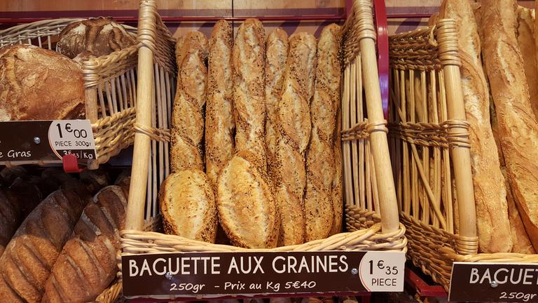 Baguette aux graines